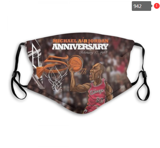 NBA Chicago Bulls #15 Dust mask with filter->nba dust mask->Sports Accessory